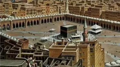 قال عبدالله بن المبارك كنت حاجاً لبيت الله الحړام  