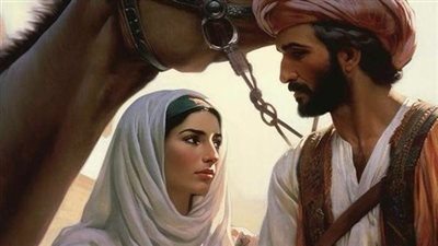 يحكى أن امرأة أقامت عند زوجها سنين كثيرة