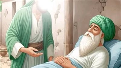 سيدنا يوسف حين قابل أباه سيدنا يعقوب بعد عام من الفراق