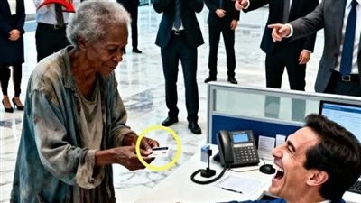 سخر من سيدة مسنّة في البنك… وبعد ثوانٍ ندم على كل كلمة قالها