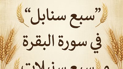 الفرق بين سبع سنابل في سورة البقرة
